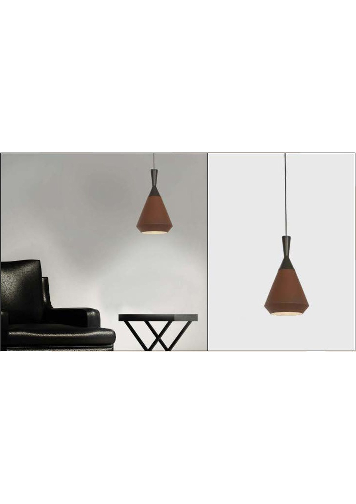 Beyond Lights - Brown Pendant Lamp- GL